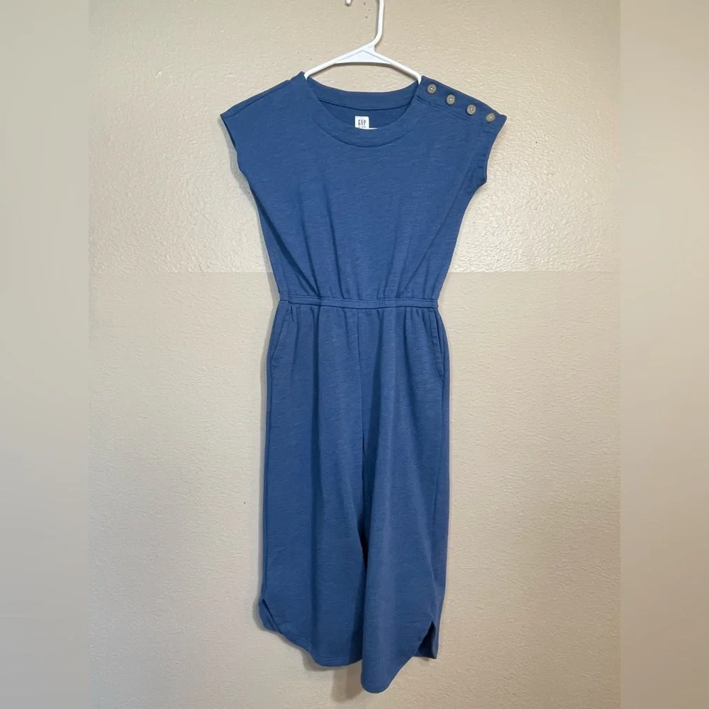 GAP Blue Kids jumpsuit with Button Detail S